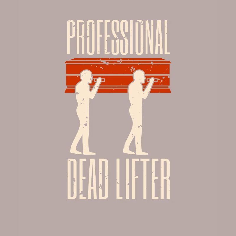 Professional Dead Lifter Corpse Undertaker Coffin