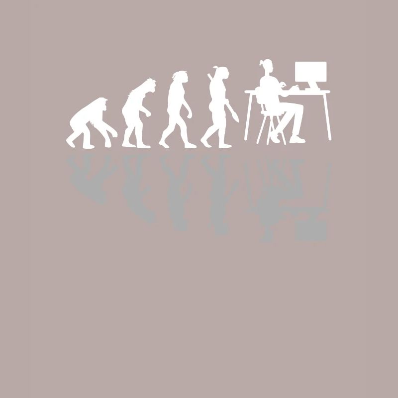 Human Evolution Web Designer Humor Digital Design
