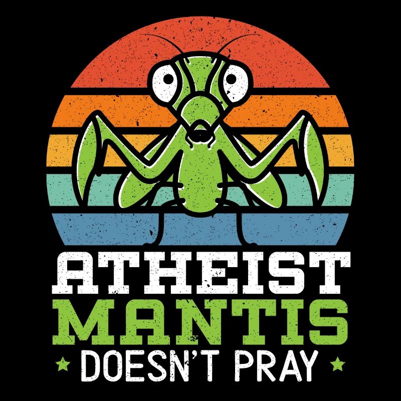 Atheist Mantis Doesn't Pray Insect Praying Mantis