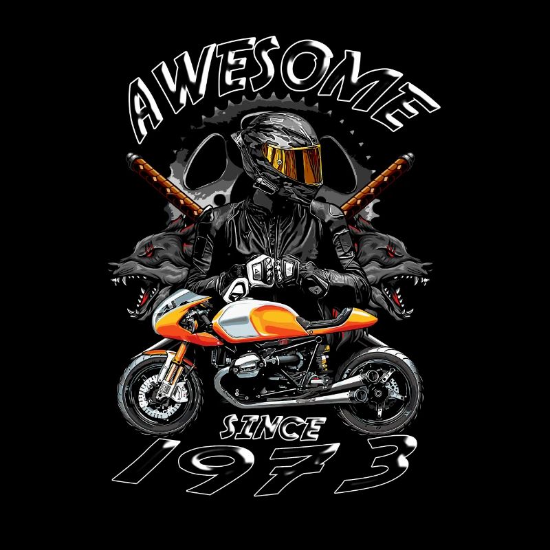 Awesome since 1973, Biker Geburtstag