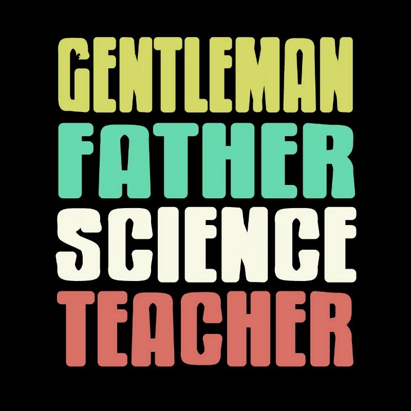 Gentleman Père Professeur de sciences Professeur rétro