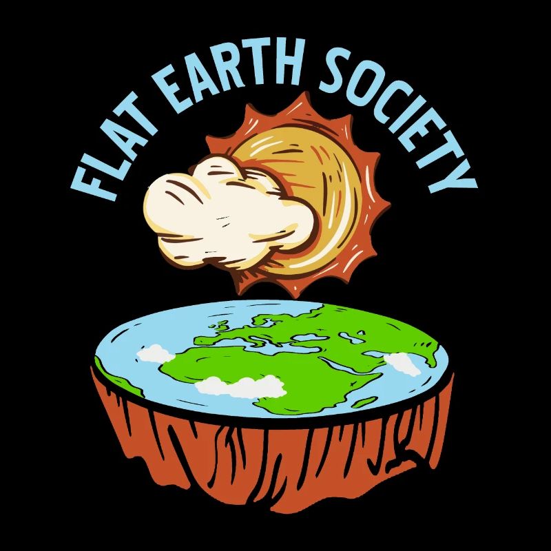 Designs rétro impressionnants de la FLAT Earth Society