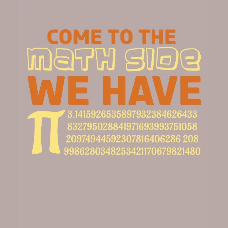 March Math Holiday Mathematics Funny Pi Math Side