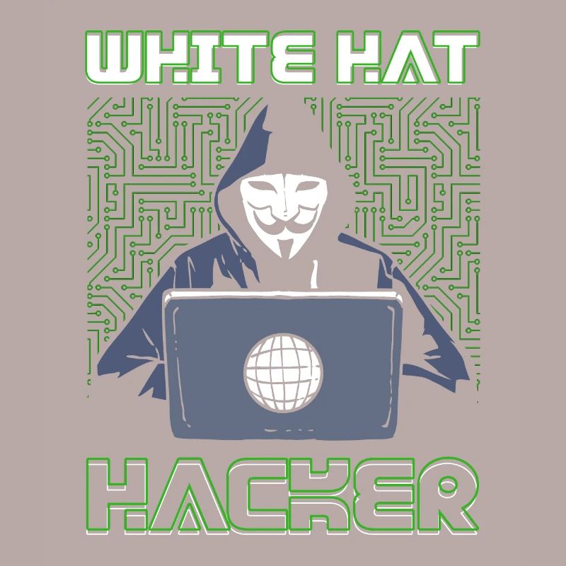 White Hat Hacker Hacking Programming Dark Net