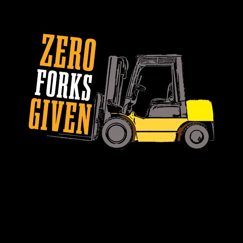 Forks Given Forklift Driver Operator Forklift