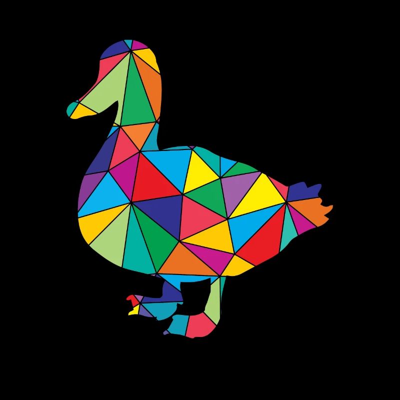 Polygone de canard Low Poly