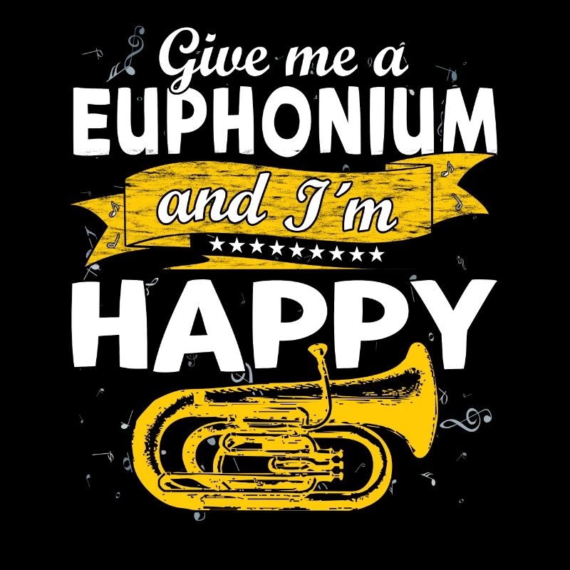 Funny Brass Horn Marching Band Euphonium