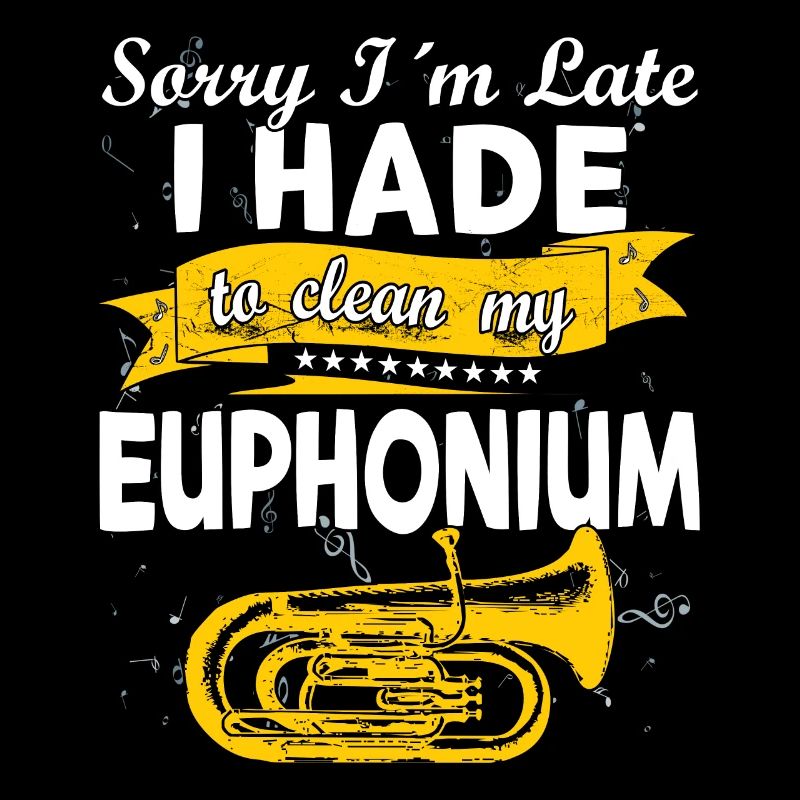 Funny Brass Horn Marching Band Euphonium