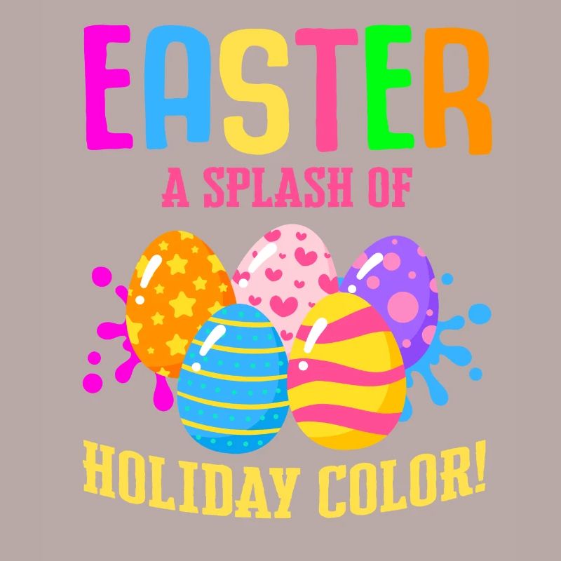 Easter Colorful Egg Dye Rabbit Egg Hunt