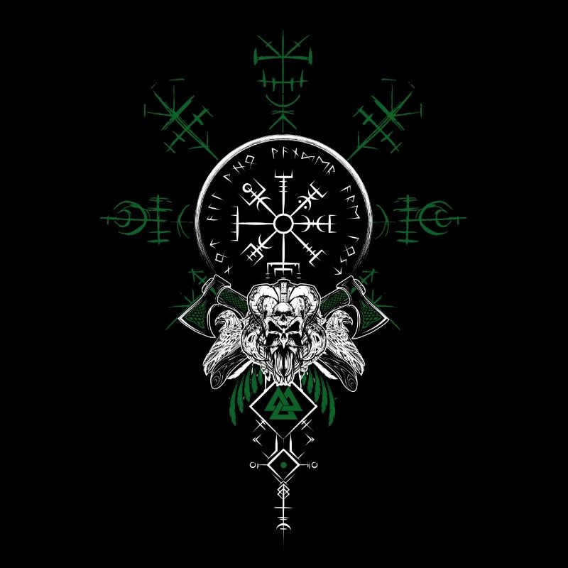 Celtic Viking Vegvisir Compass Viking