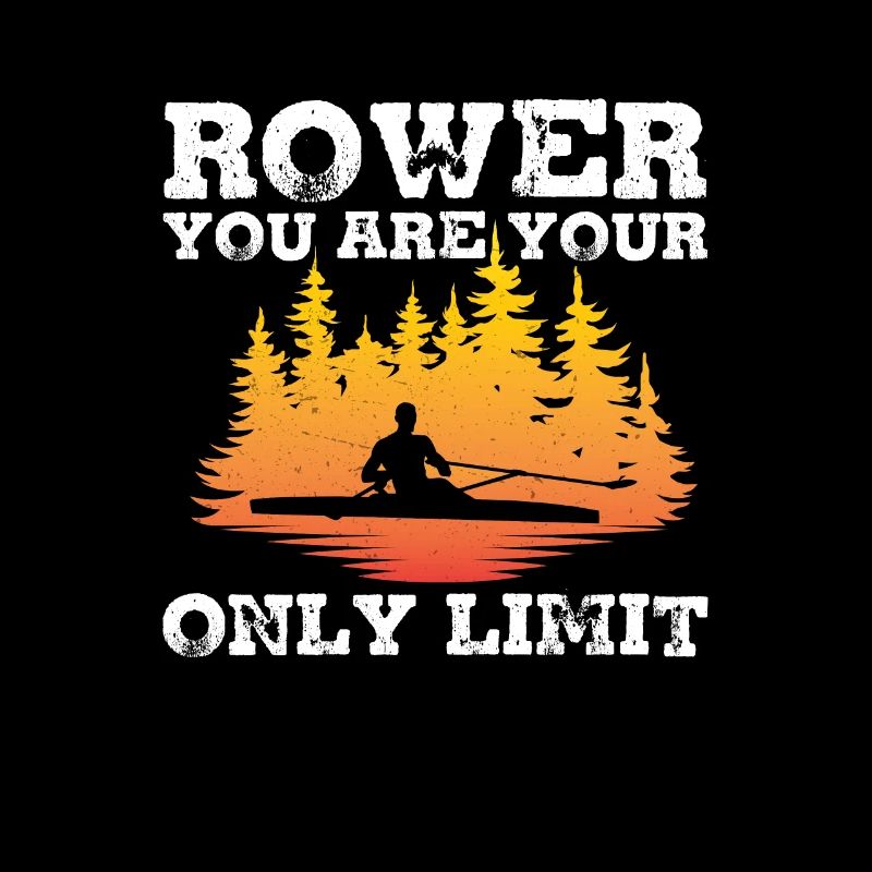 Fantastischer Ruderer Du bist dein einziges Limit