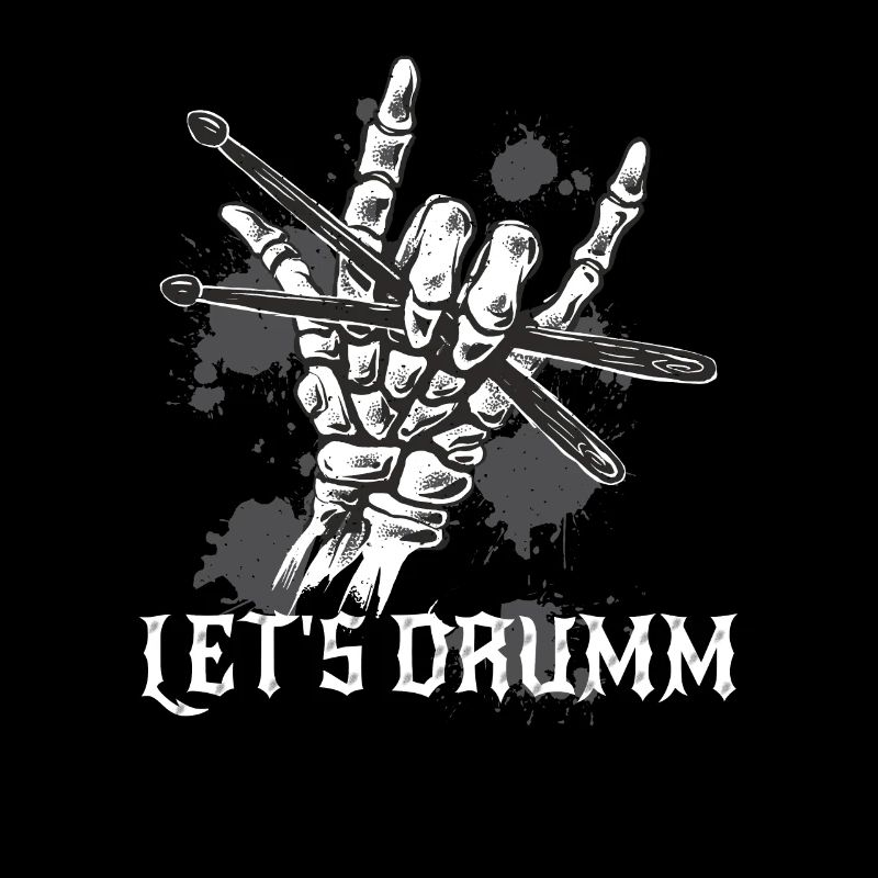 This musical design is for drummers