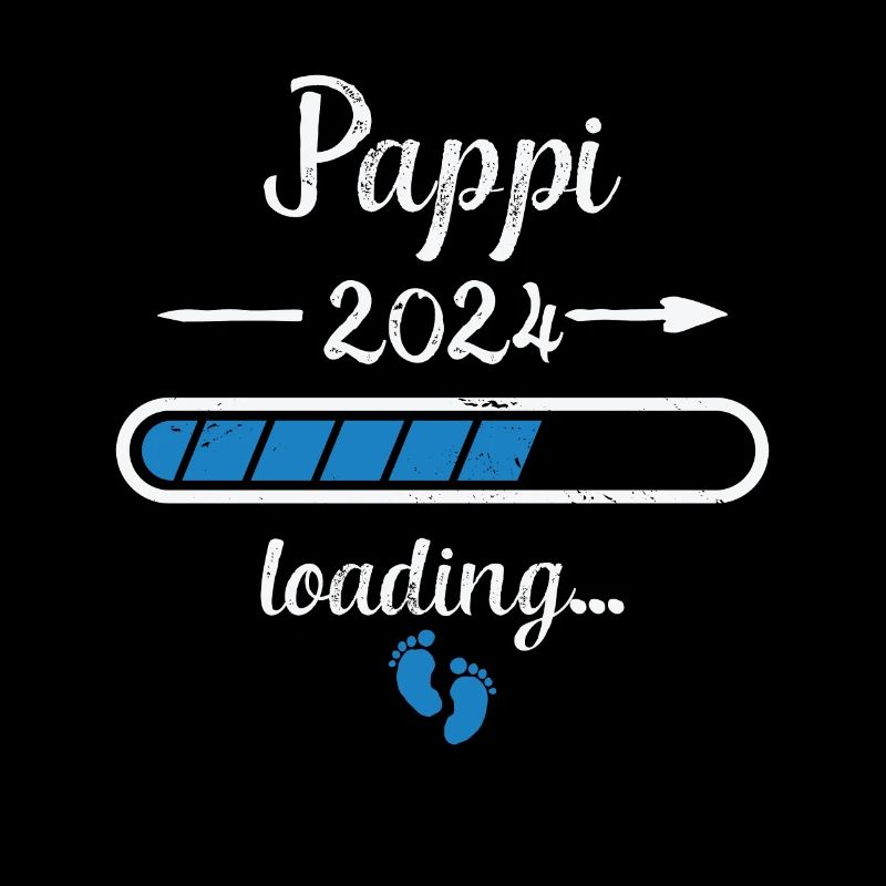 Pappi 2024 Loading Schwangerschaft Papa Vater