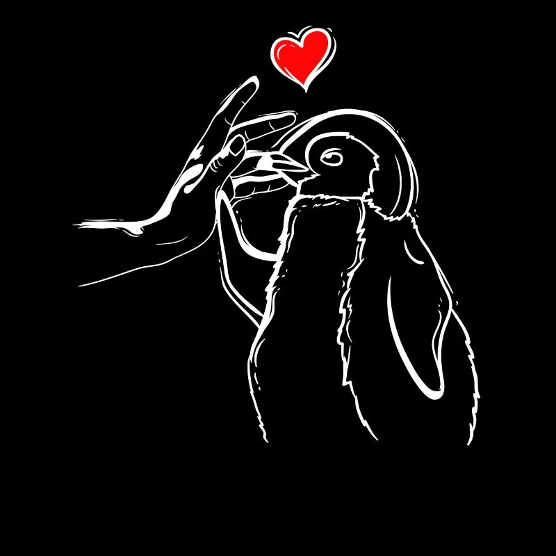 Pinguin Liebe Pinguin High Five