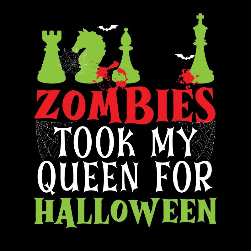 Schach Halloween Süßes oder Saures Schachbrettspiel