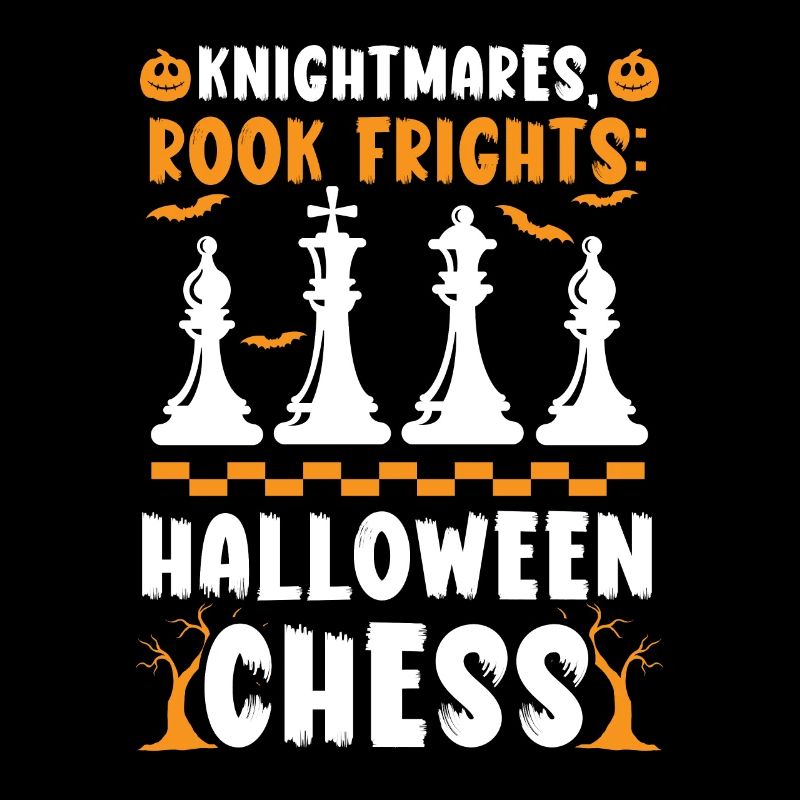 Schach Halloween Süßes oder Saures Schachbrettspiel