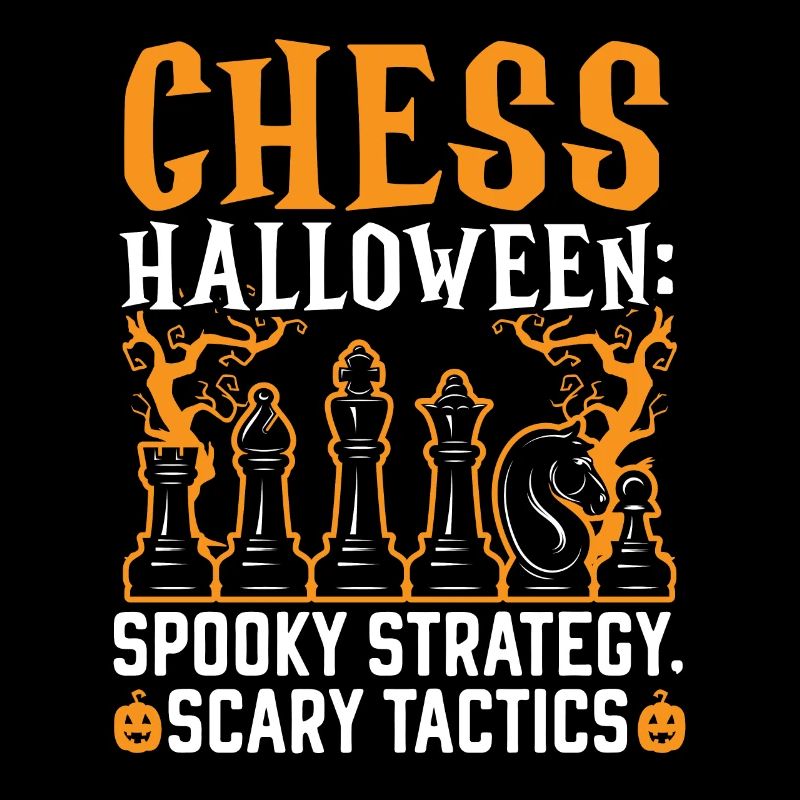 Schach Halloween Süßes oder Saures Schachbrettspiel