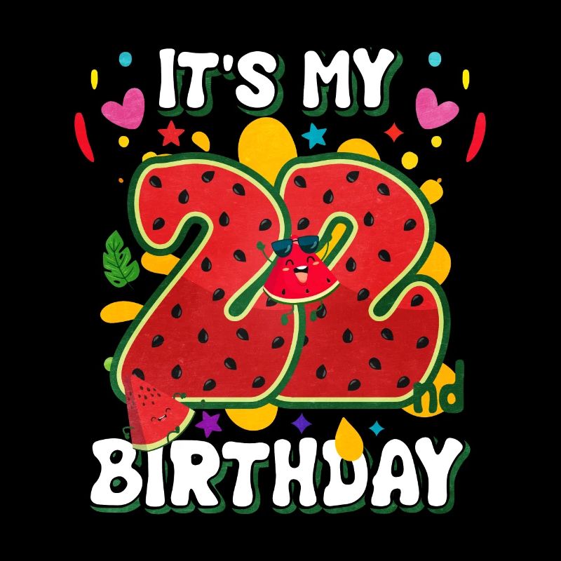 22e anniversaire Cadeau d’été de pastèque