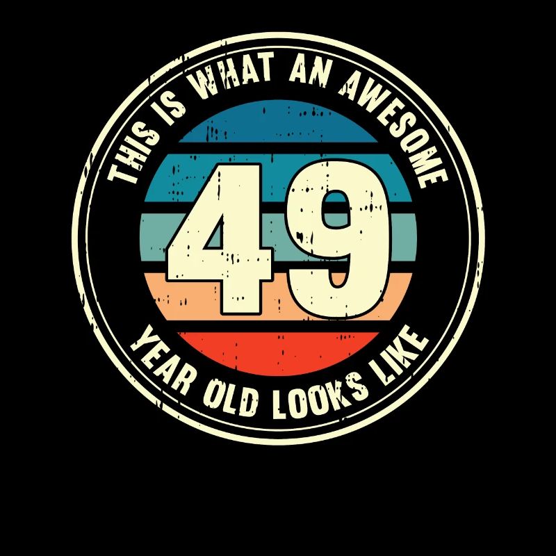 49. Geburtstag so sieht man mit 49 Retro Geschenk