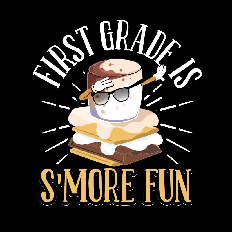 First Grade Is Smore Fun Kids Dabbing Marshmallow