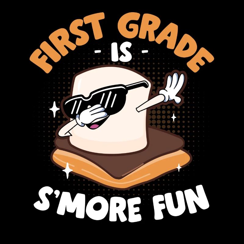 First Grade Is Smore Fun Camping Dabbing Marshmall