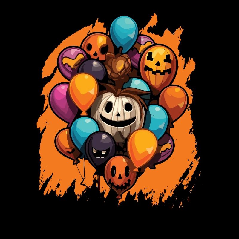 Ballon Halloween Süßes oder Saures Spooky Boo Ghost