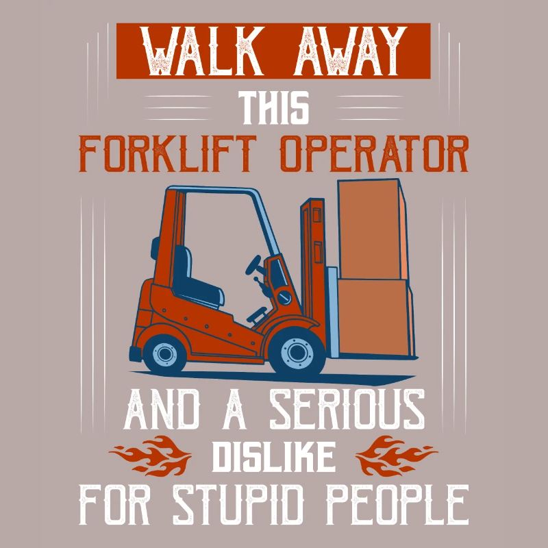 Walk Away This Forklift Operator Has Anger Issues