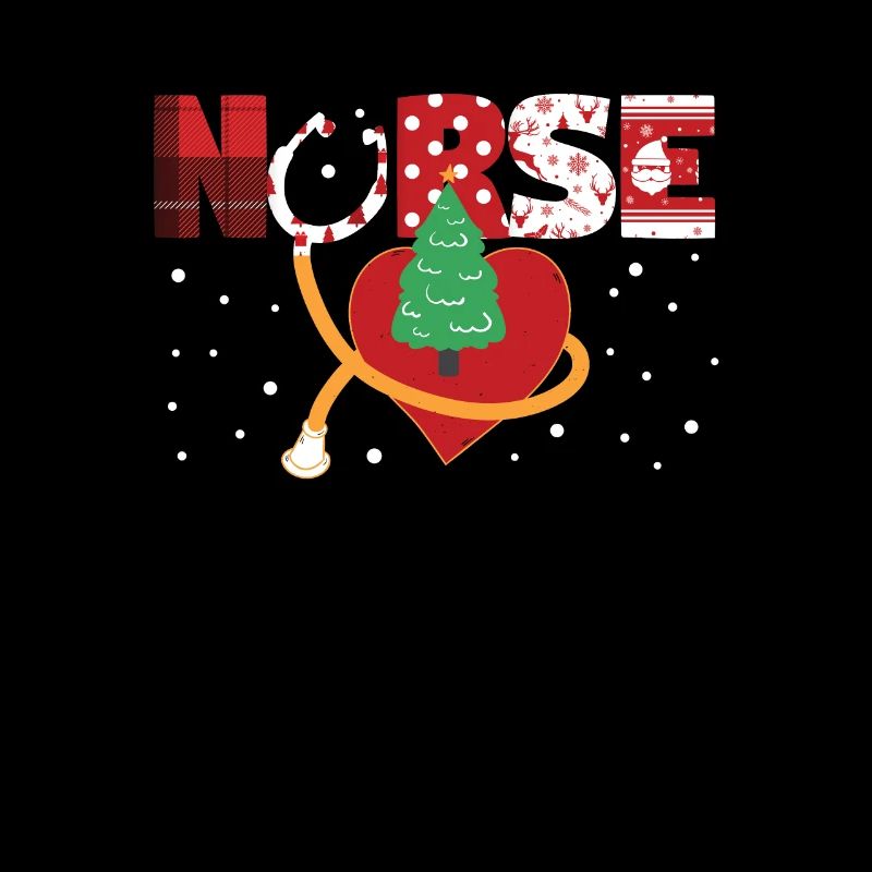 Krankenschwester RN Stethoskop Weihnachtsbaum
