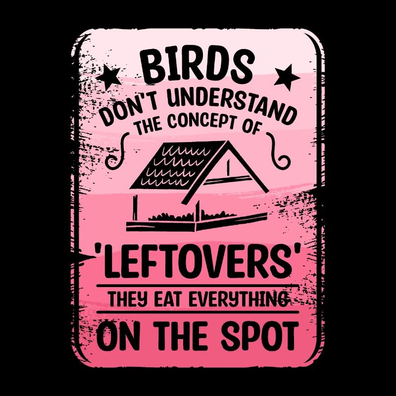Les oiseaux ne comprennent pas le concept de « restes »