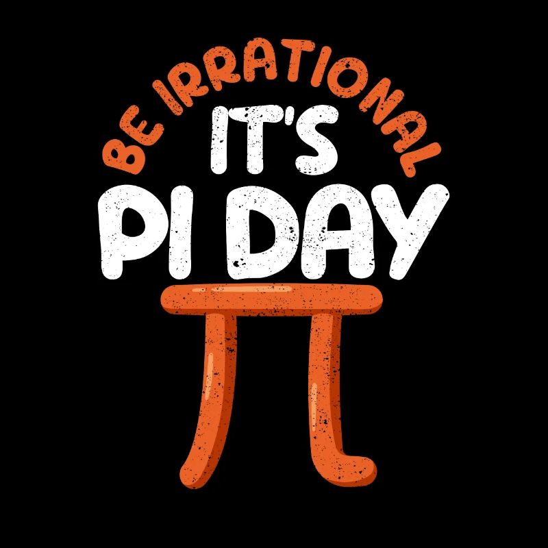 Sei irrational Es ist Pi-Tag Mathe-Symbol