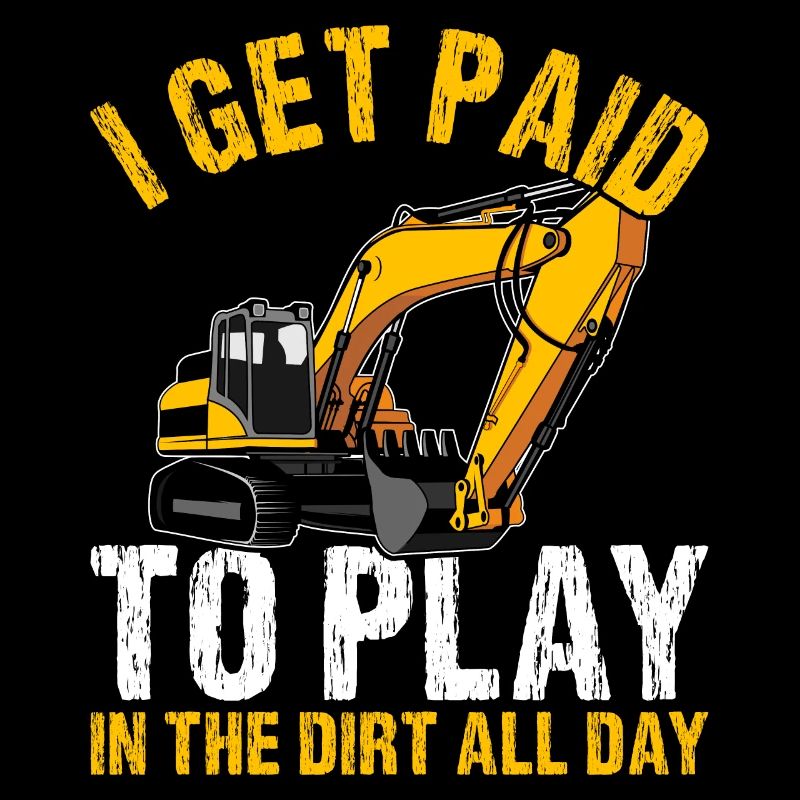Funny excavator operator HEO