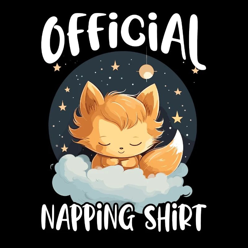 Sleeping Fox Sleepyhead Napping Sleep Fox Lover