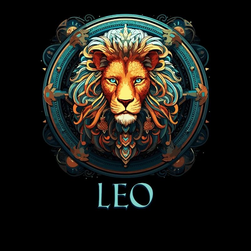 Löwe Astrologie Sternzeichen Design - Cool Leo