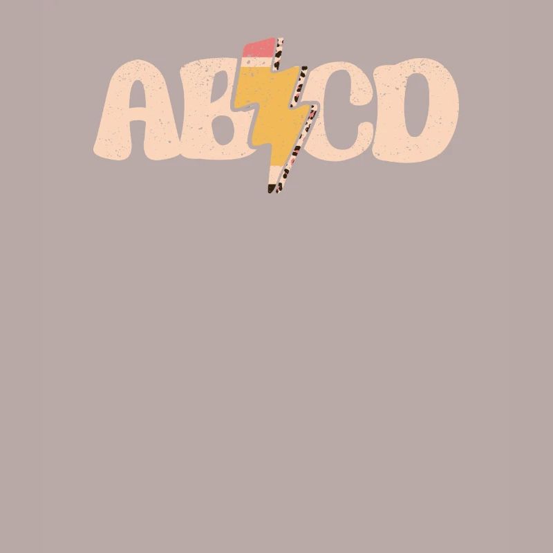 ABCD Lightning Leopard Pencil 100th Day School