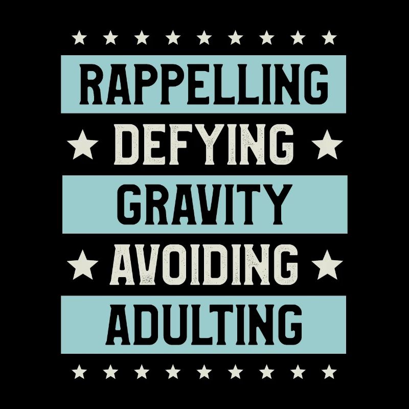 Rappelling Defying Gravity Avoiding Adulting