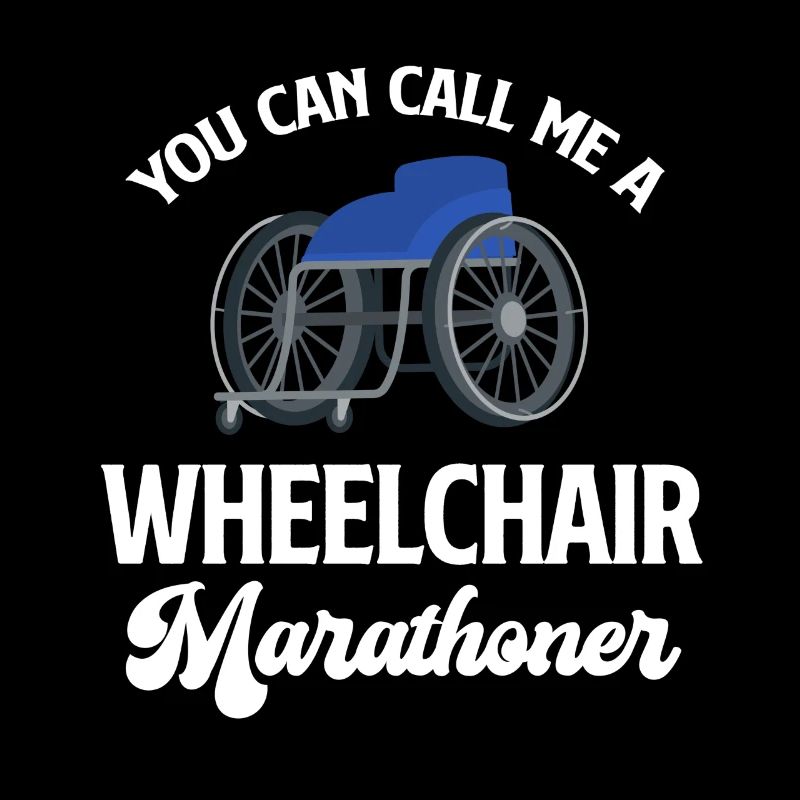 Man Kann Mich Einen Rollstuhl-marathonläufer Mit