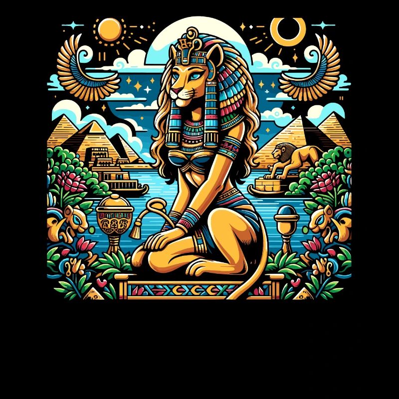 Bastet Déesse égyptienne Égypte Pyramide Égypte