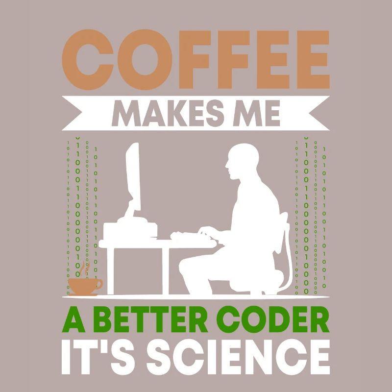 Kaffee-Codierung Programmierer Programmierer Entwickler Nerd Coff