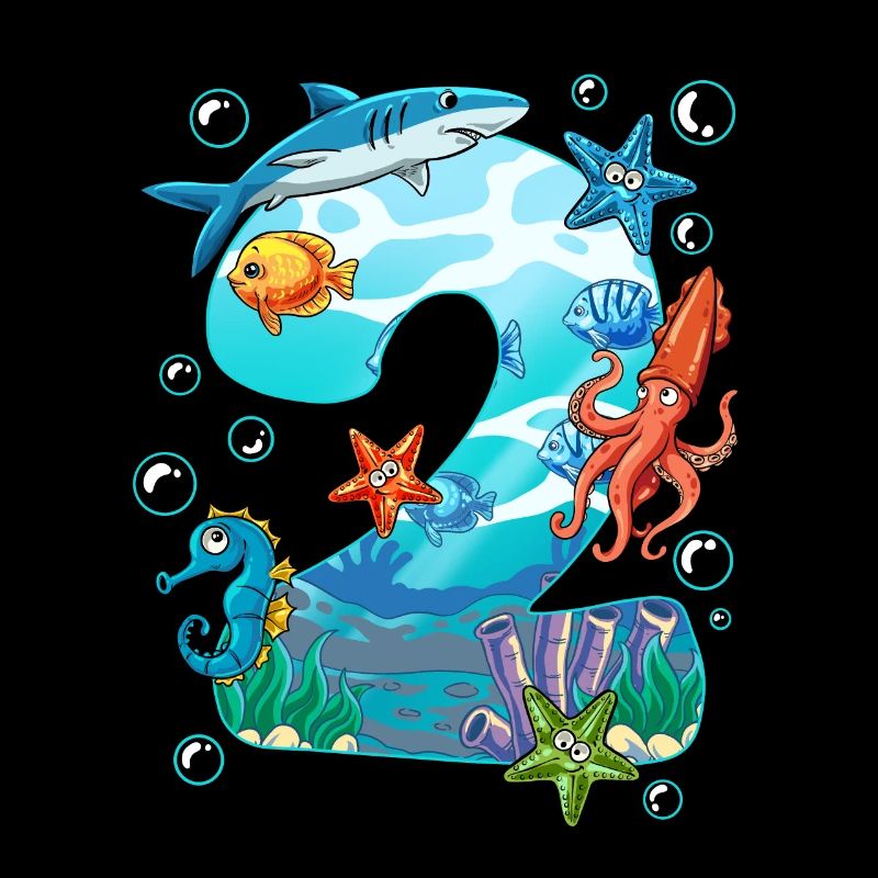 2e anniversaire créatures marines