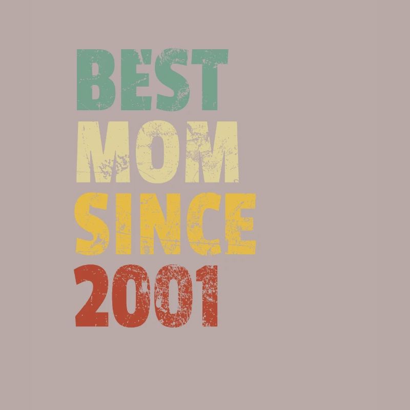 Beste Mutter seit 2001 Muttertags-Slogan-Zitat