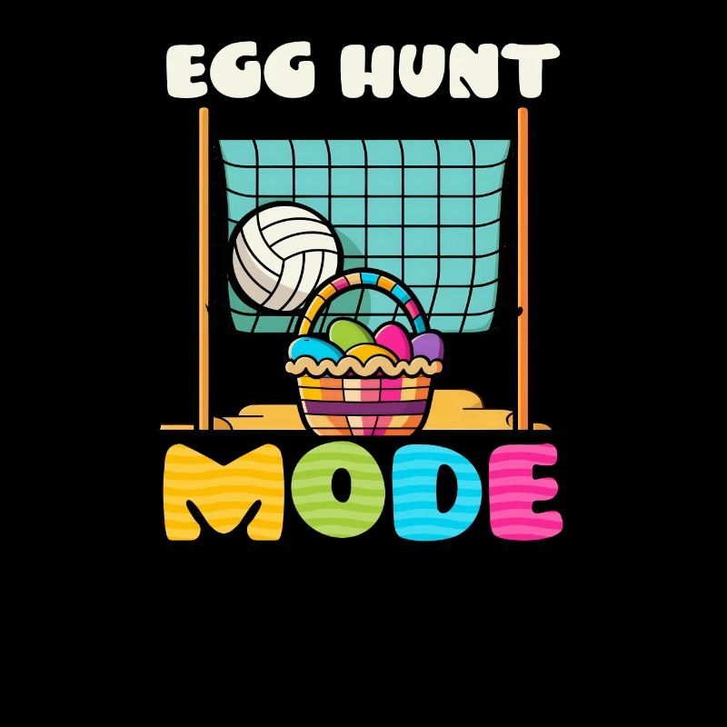 Volleyball Easter Egg Hunt Mode Basket Net