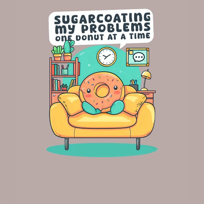 Donut Lover Sugarcoating Problems Donut at a Time