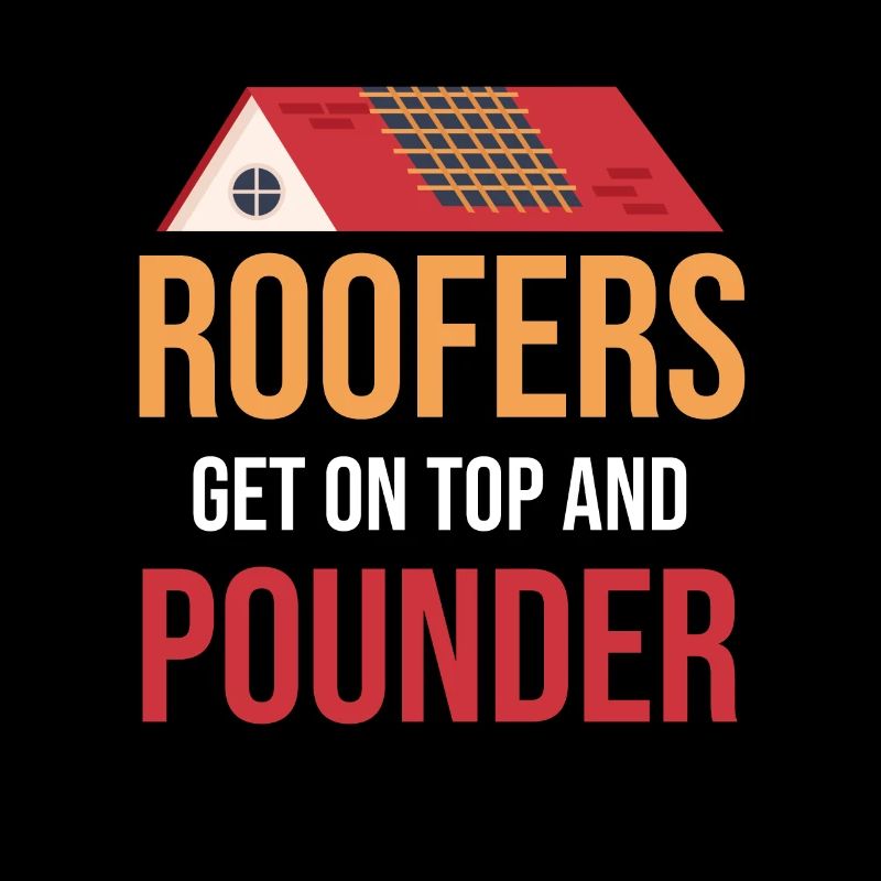 Dachdecker Kommen An Die Spitze Und Poundern