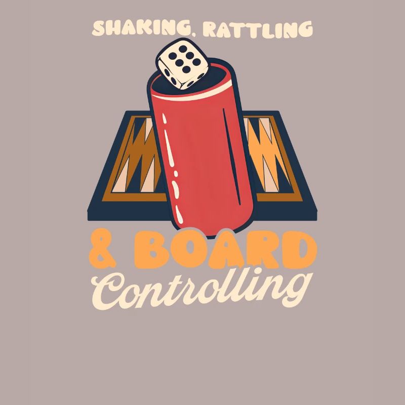 Funny Backgammon Shaking Rattling Board Controllin