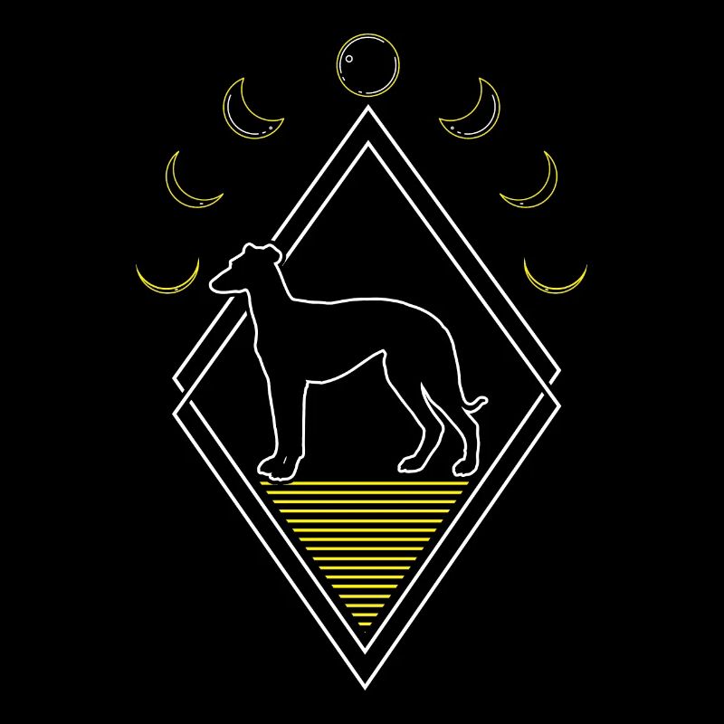 Greyhound Greyhound Abstrait Phases de Lune