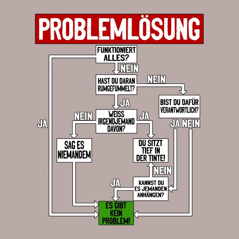 Problem solving Humorous instructions for everyday life