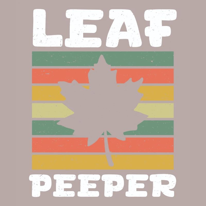 Leaf Peeper Rétro Vintage Feuillage Leaf Peeping
