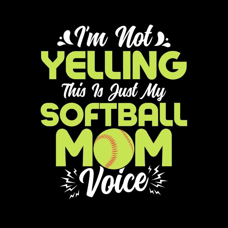 Je ne crie pas, c’est juste ma voix de mère de softball