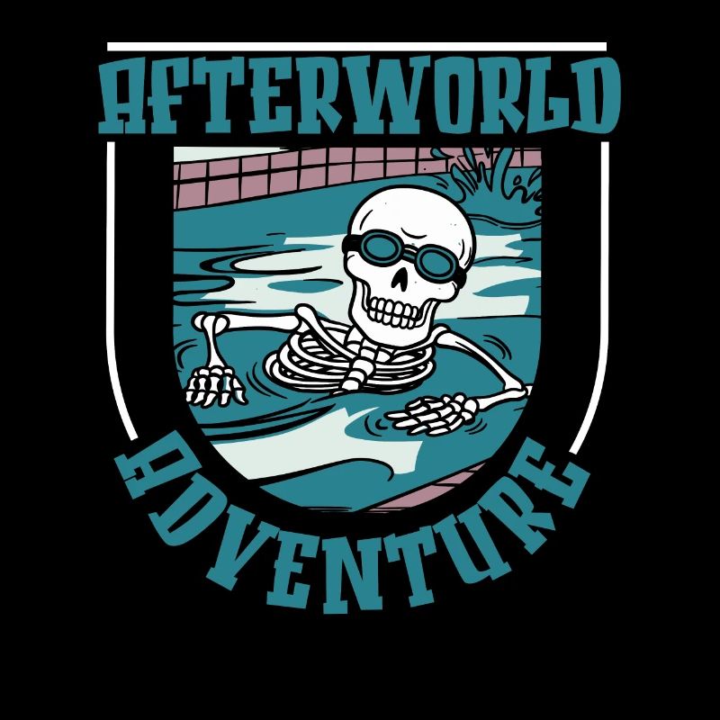 Swimming Float Skeleton Afterworld Adventure
