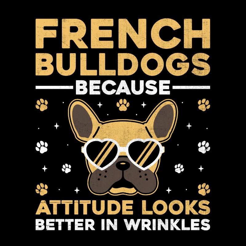 Bouledogues Français parce que l’attitude semble meilleure dans le monde